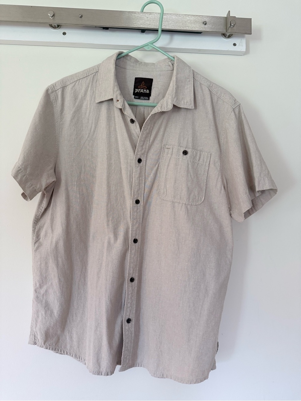Prana Short-Sleeve Casual Button-Down Shirt